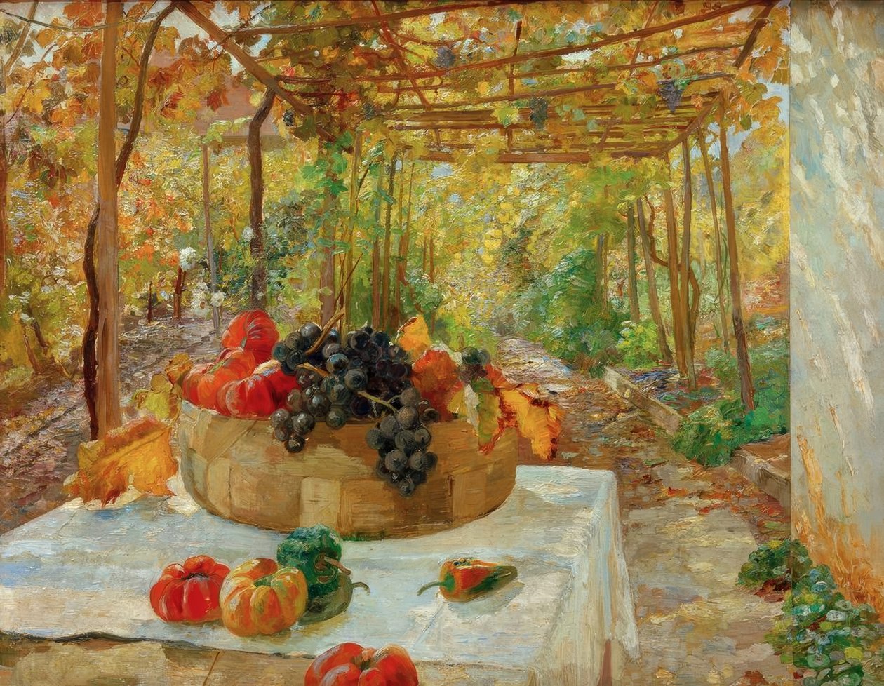 Dans la pergola - Marie Egner