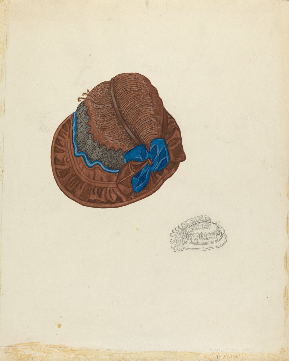 Chapeau, 1936 - Marie Famularo