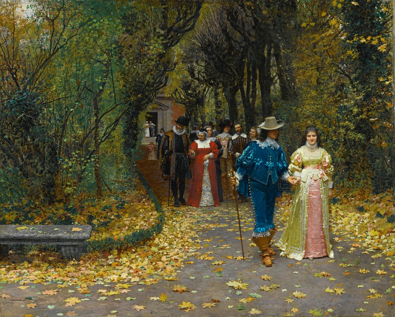 Français :  Les fiancés The Betrothed - Marie Francois Firmin Girard