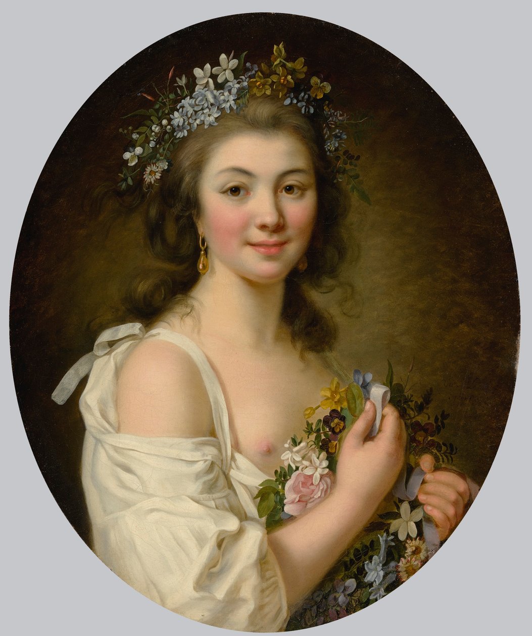 Portrait de Madame de Genlis - Marie Victoire Lemoine