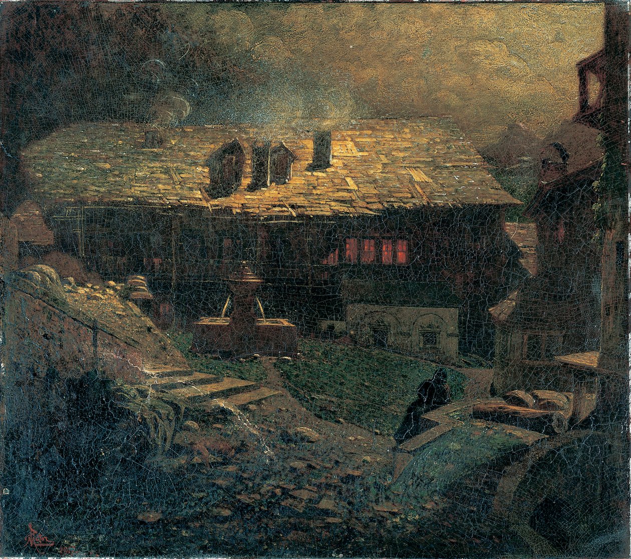 Nocturne parmi les immeubles - Mario de Maria