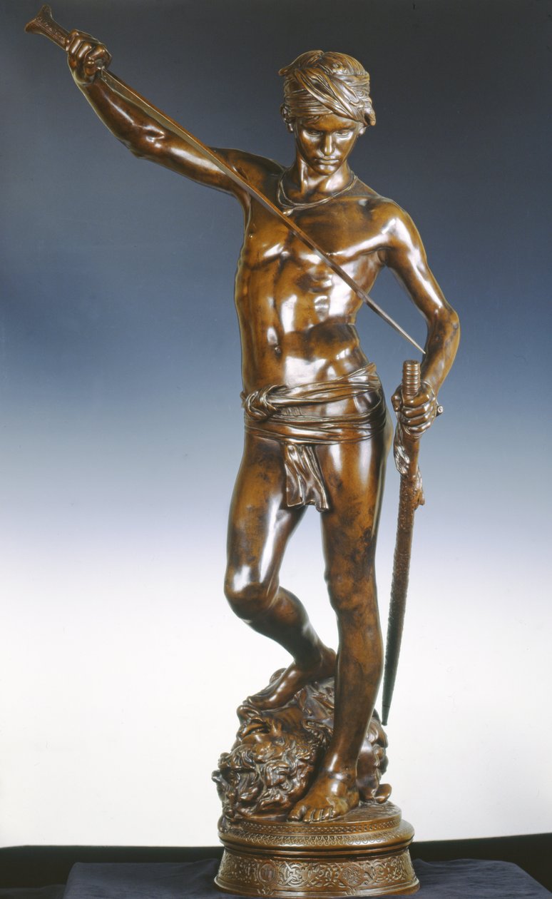 David avec la tête de Goliath, c.1872 - Marius Jean Antonin Mercie