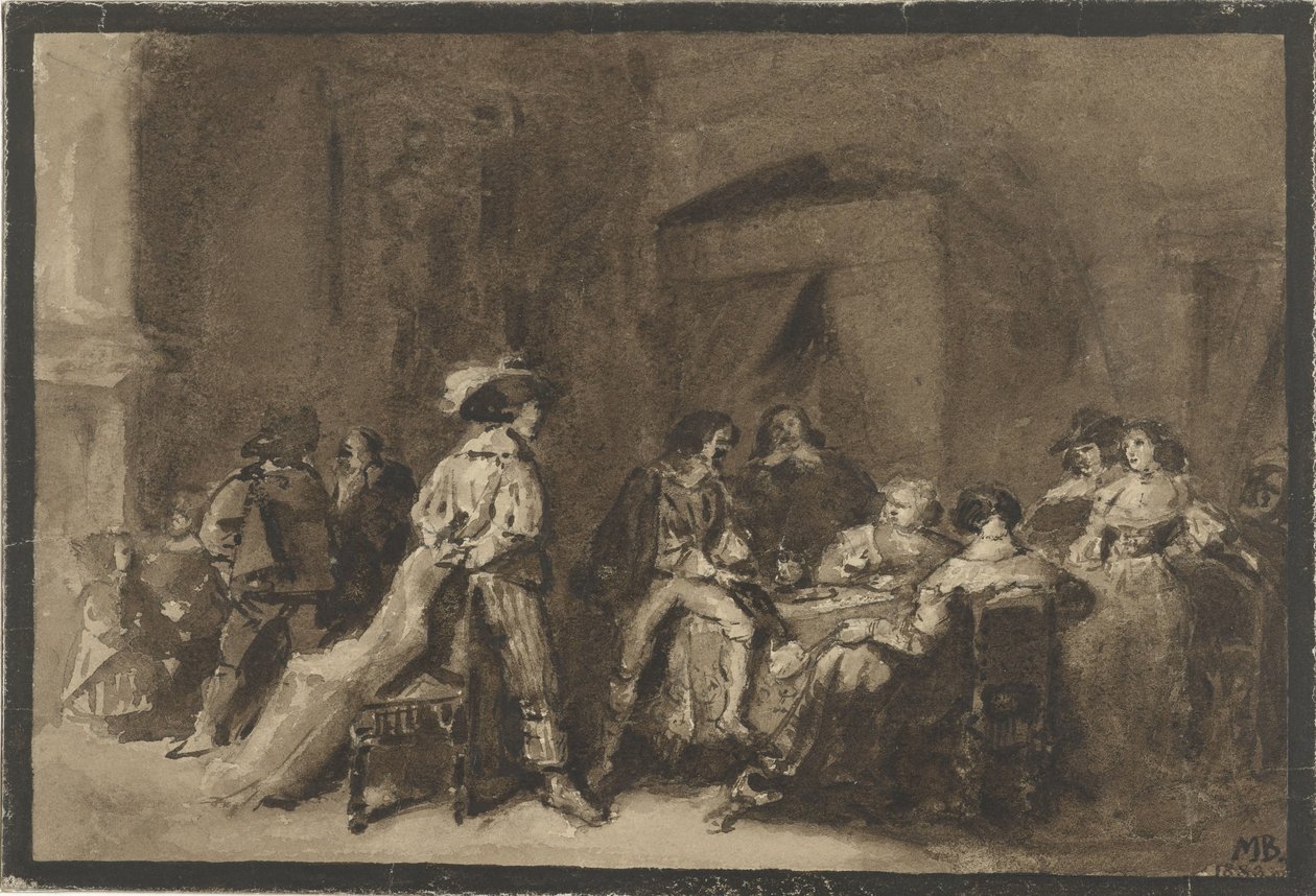 Scène historique - Marius Bauer