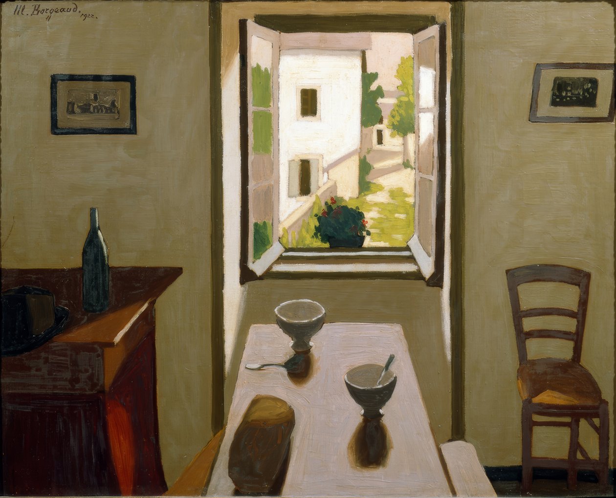 La table et les deux bols - Marius Borgeaud