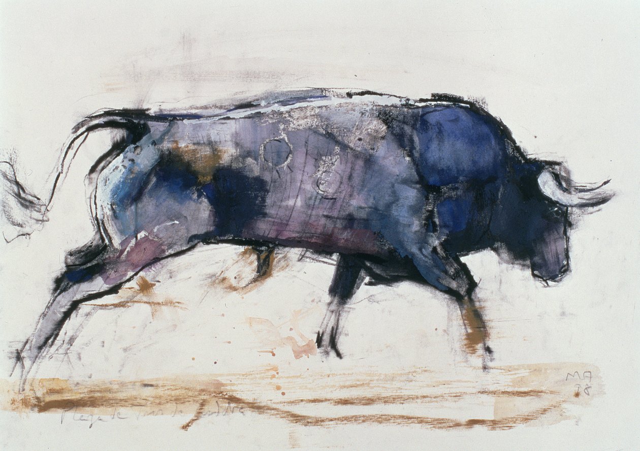 Taureau chargeant, 1998 - Mark Adlington