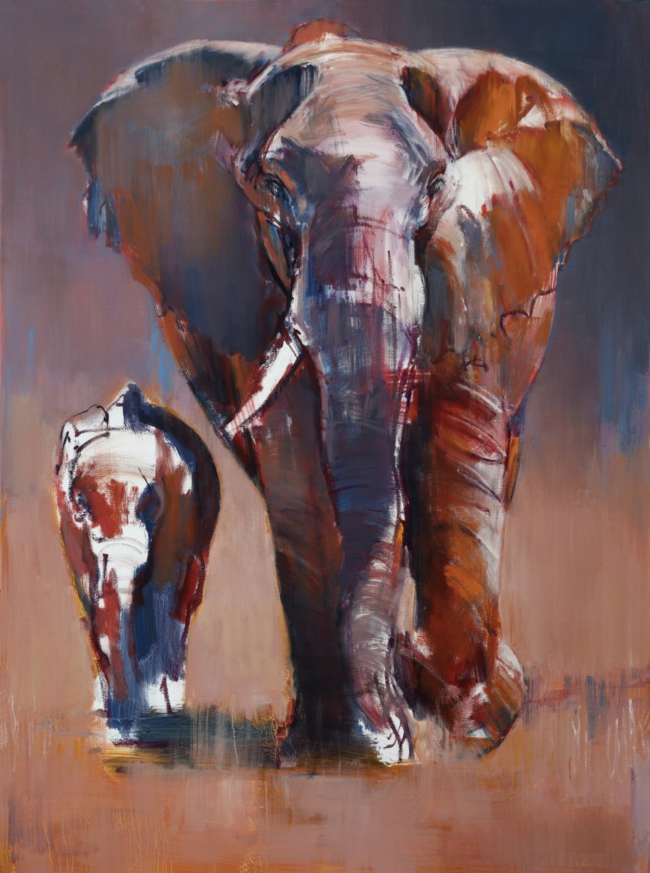 Mère et veau, 2018 - Mark Adlington