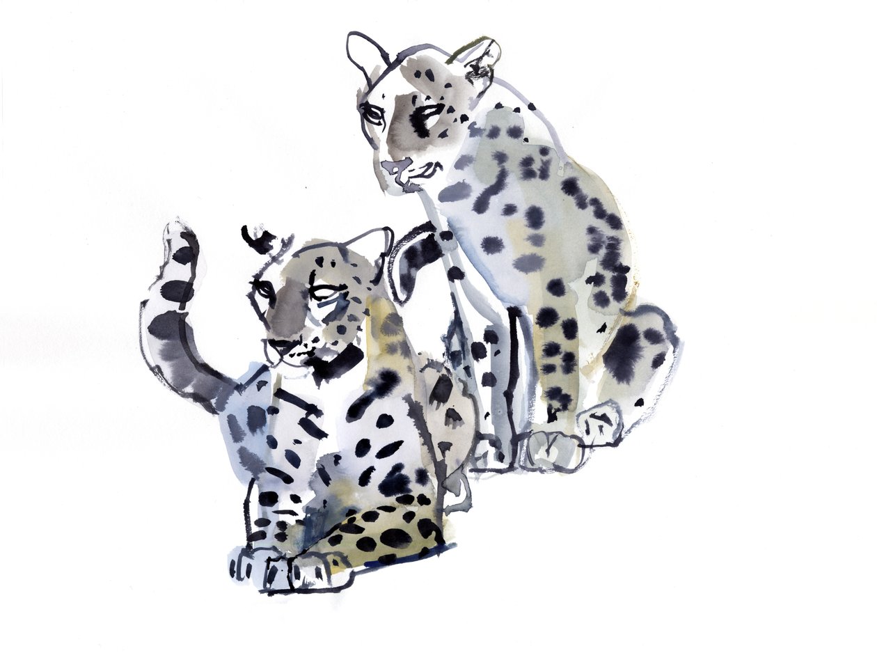 Mère et fils (Léopards arabes), 2008 - Mark Adlington