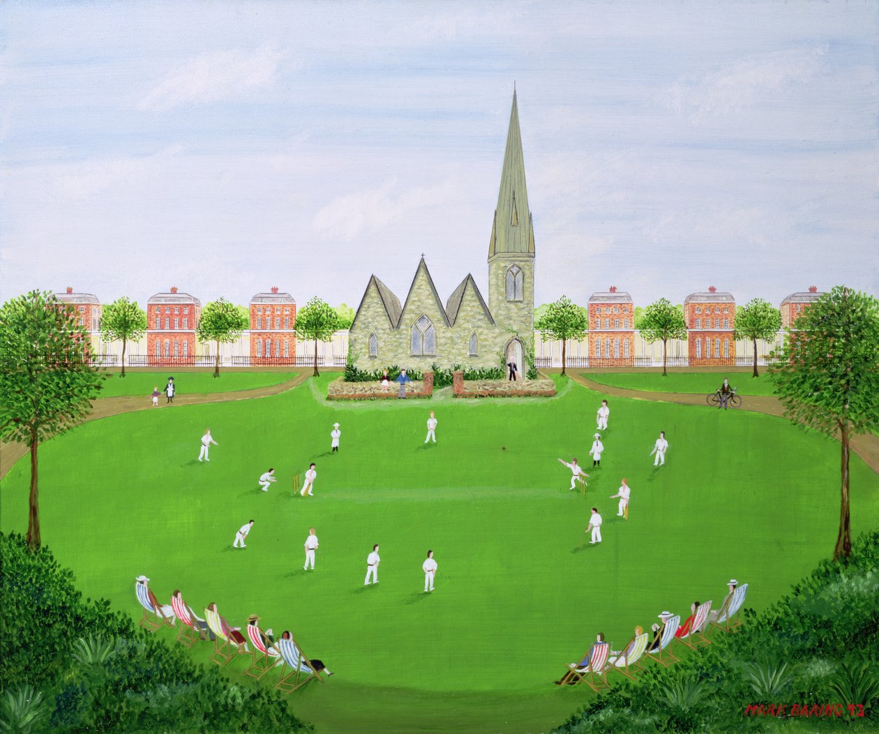 Cricket à Blackheath - Mark Baring