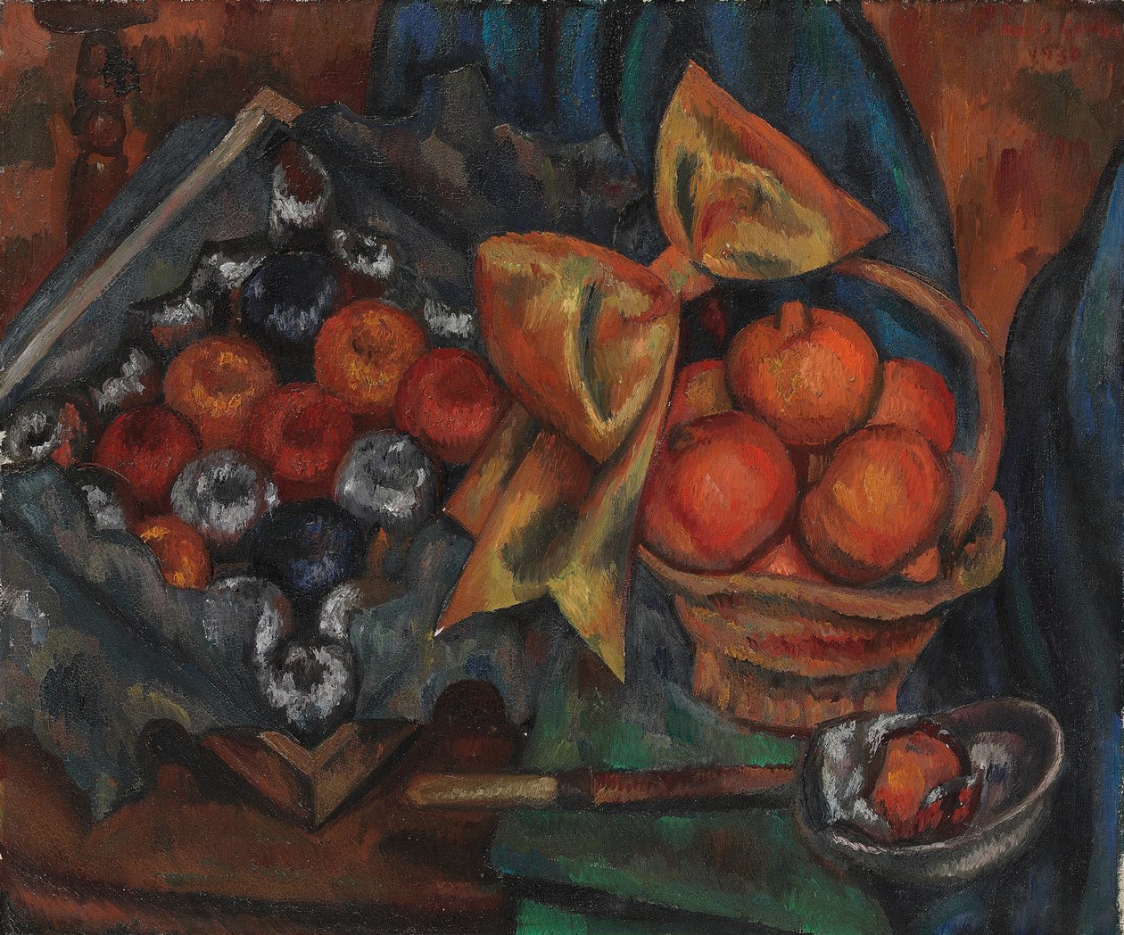 Nature morte avec des grenades et des fruits - Mark Gertler