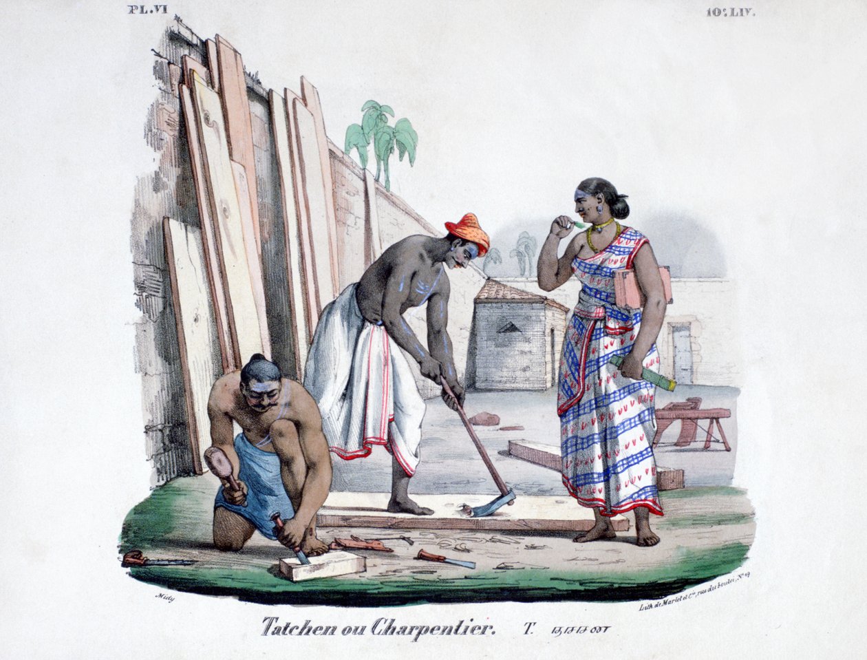 Charpentiers, 1828 - Marlet et Cie