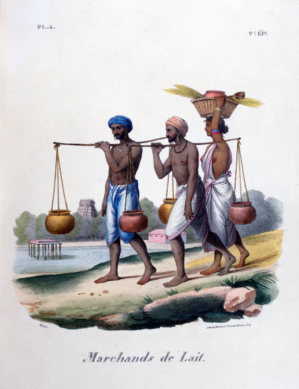 Marchands de lait, 1828 - Marlet et Cie