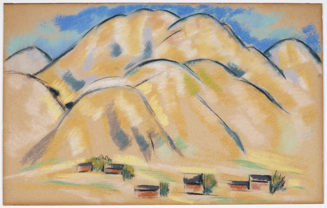 Collines du Nouveau-Mexique - Marsden Hartley