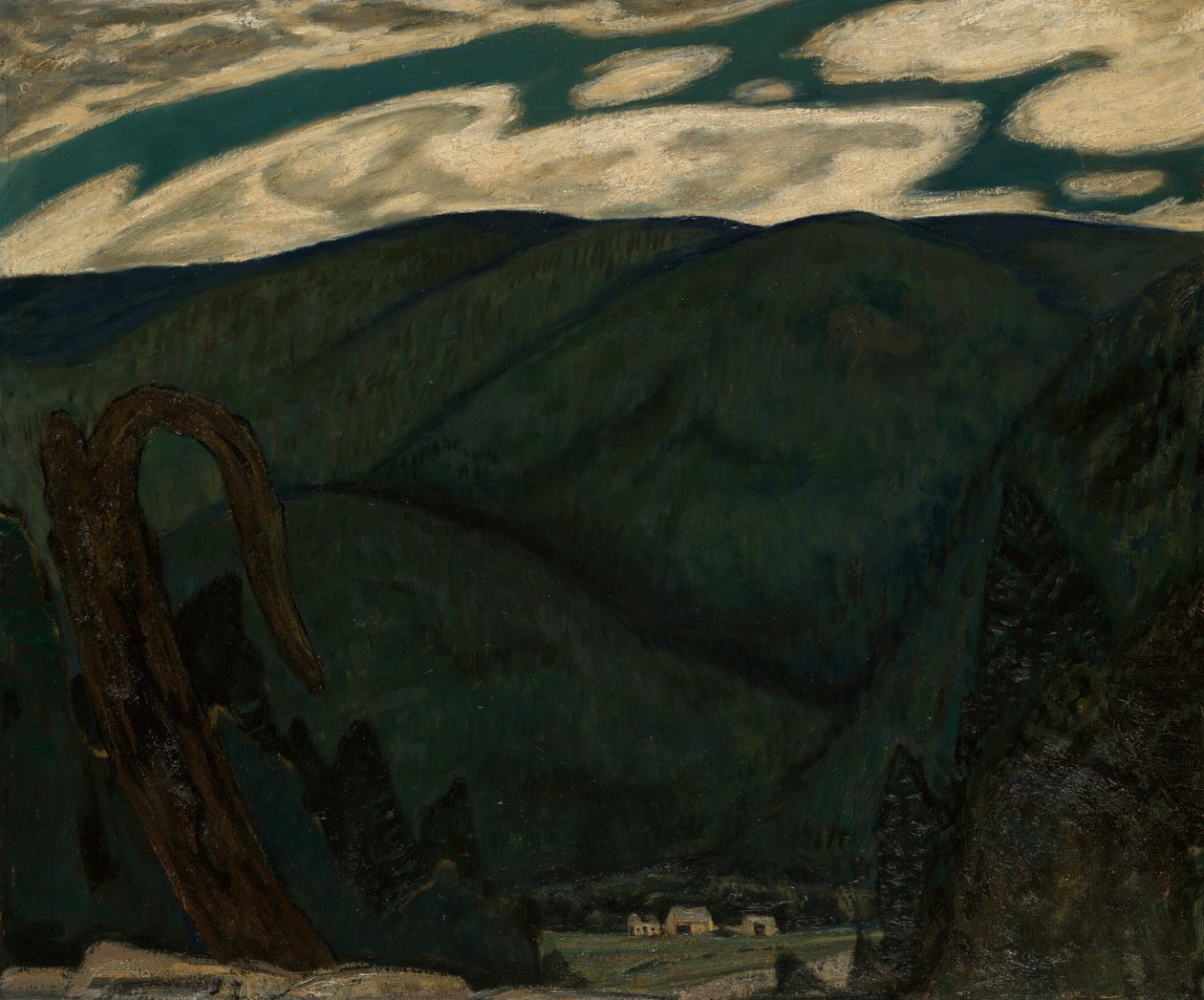 La montagne sombre - Marsden Hartley