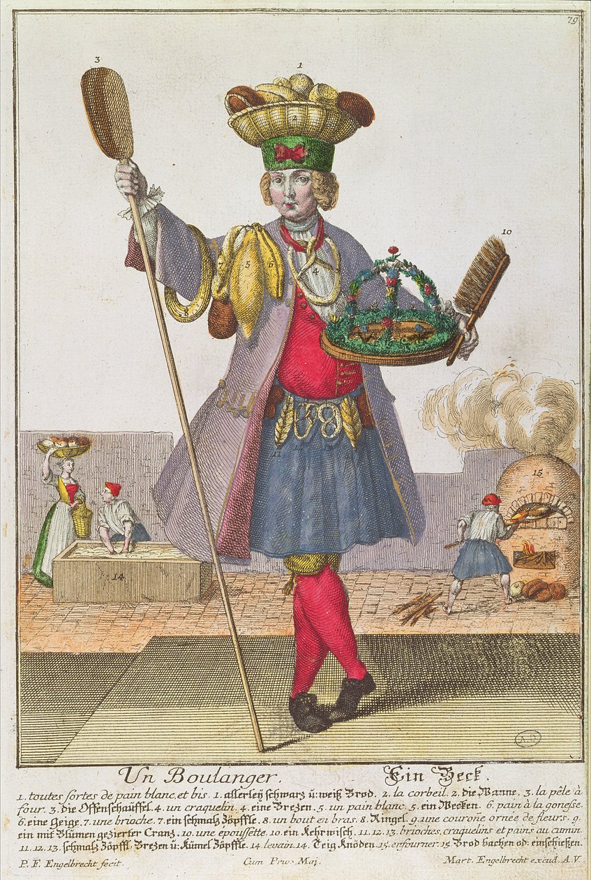 Un boulanger, c.1735 - Martin Engelbrecht