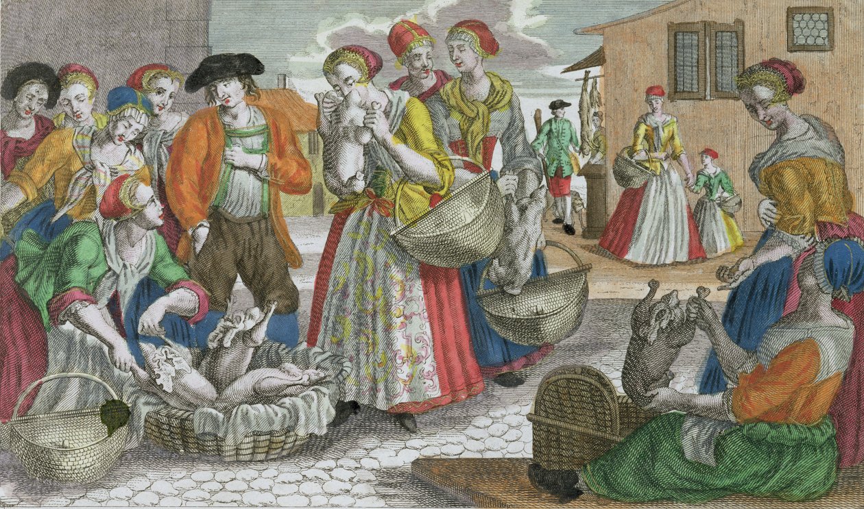 Le marché de la volaille - Martin Engelbrecht