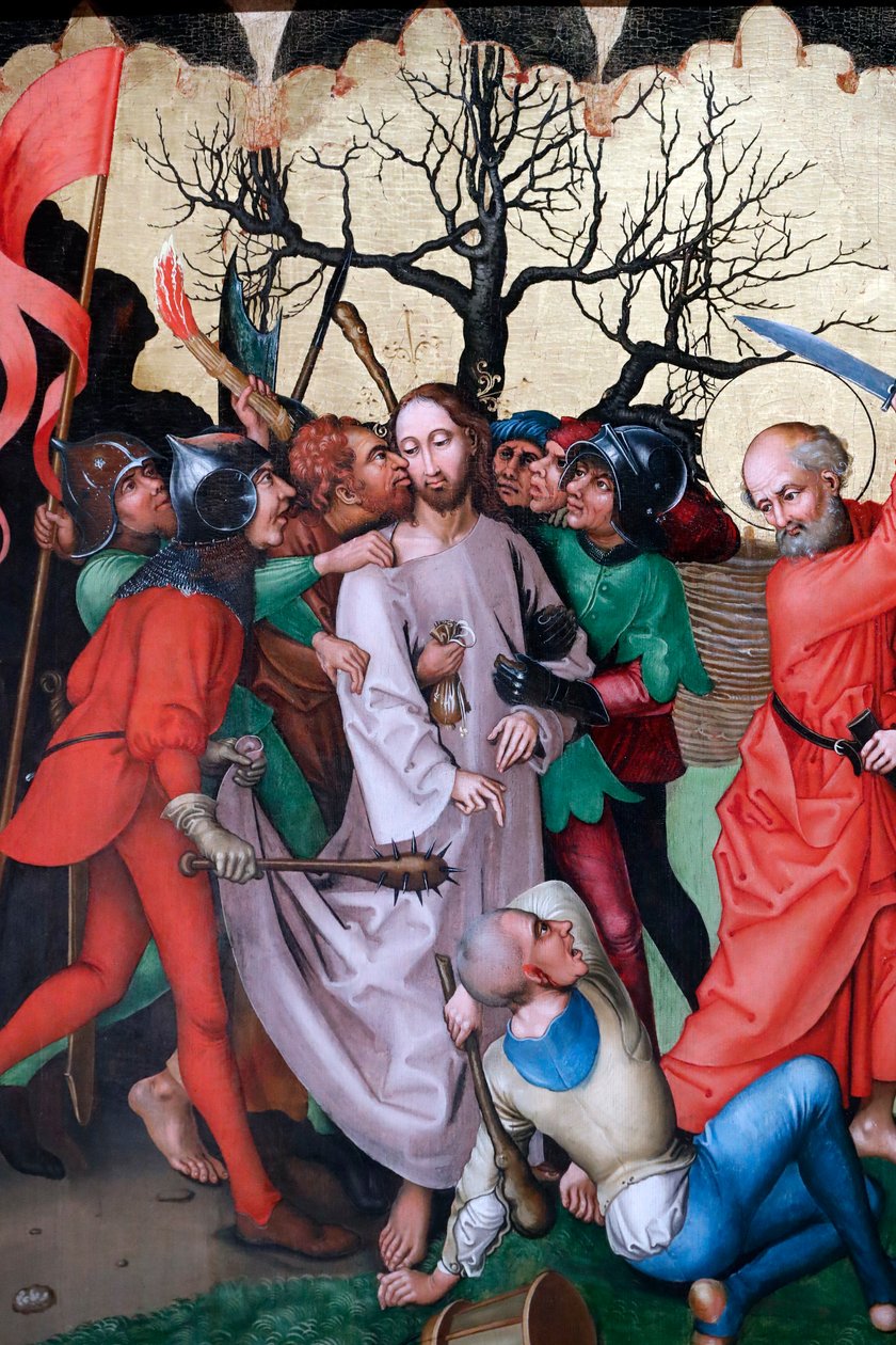 Le baiser de Judas - Martin Schongauer