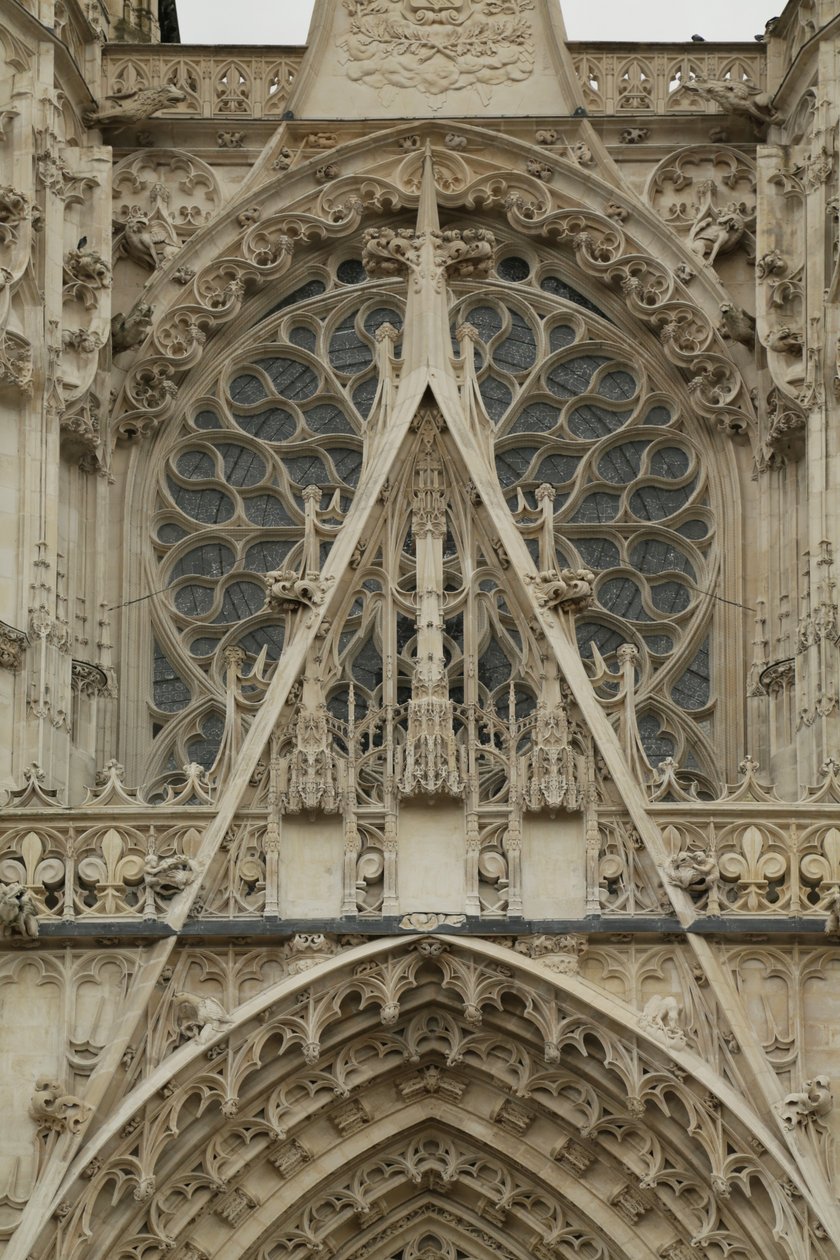 Rosace de la façade - Martin Chambiges