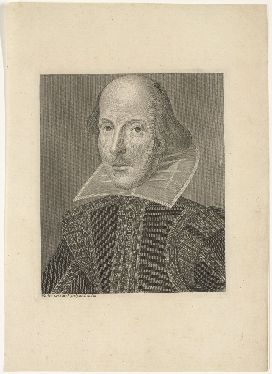 Portrait de William Shakespeare - Martin Droeshout (II)
