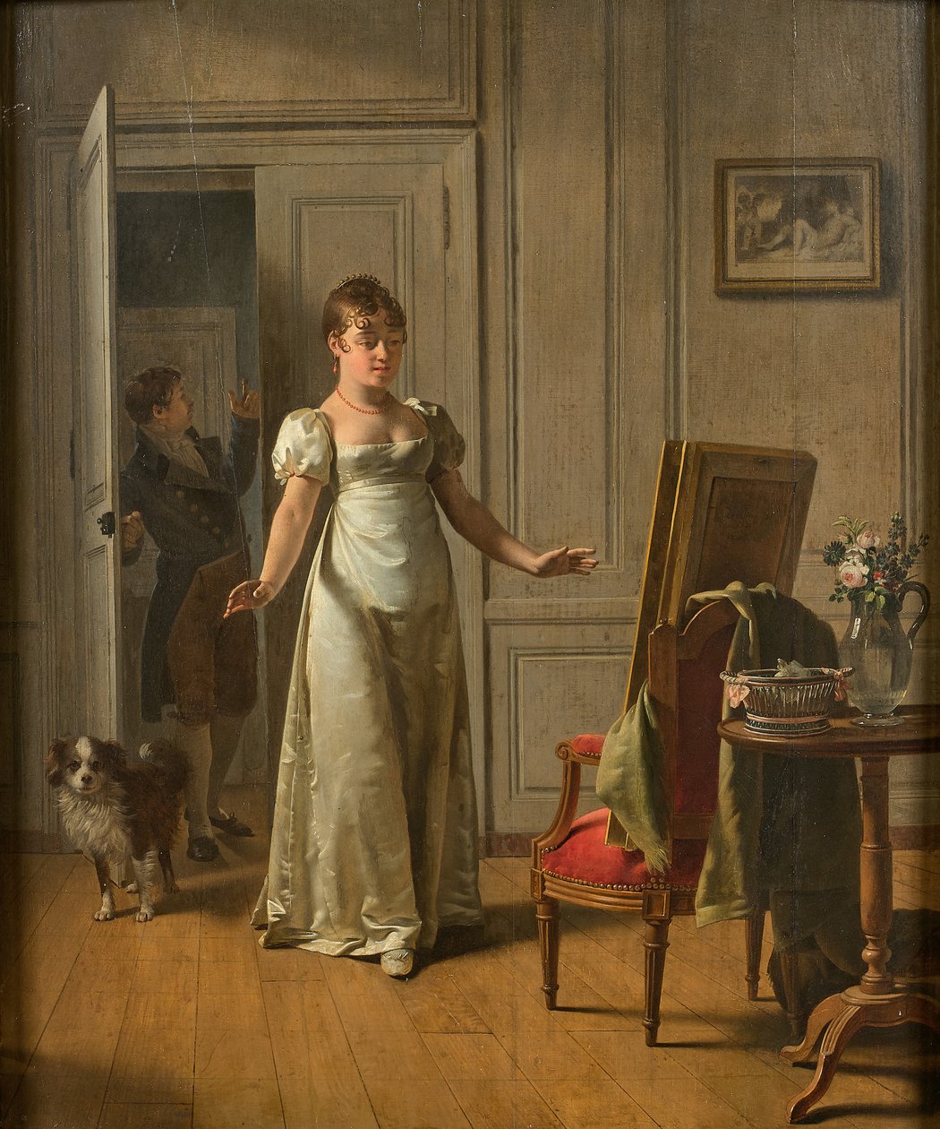 Une femme surprise - Martin Drölling