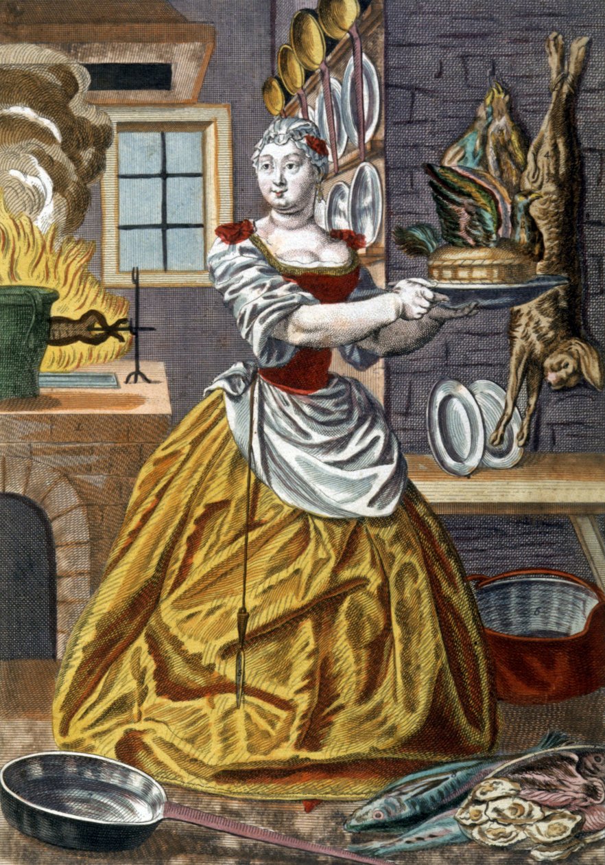 Un cuisinier, vers 1750 - Martin Engelbrecht