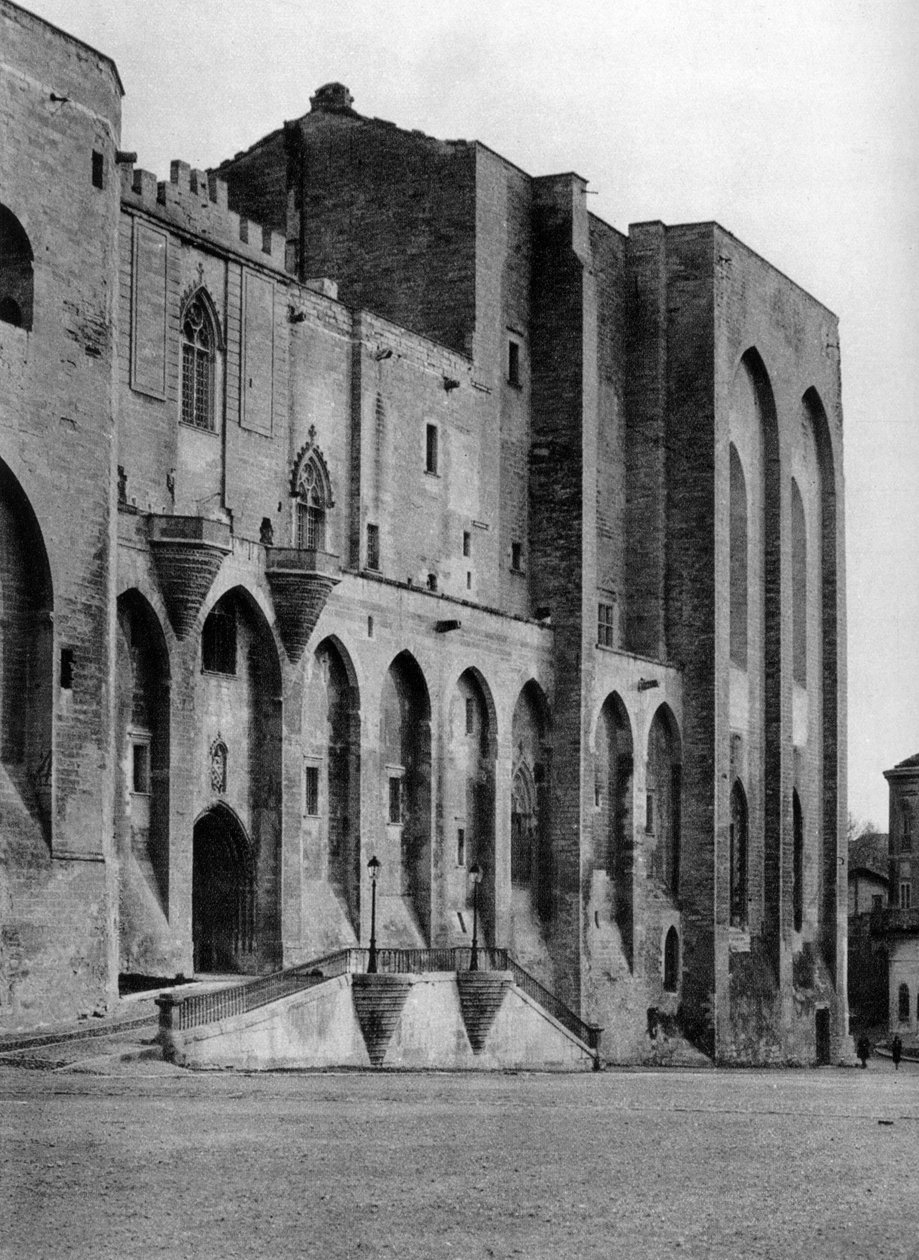 Palais des Papes, Avignon, France, 1937 - Martin Hurlimann