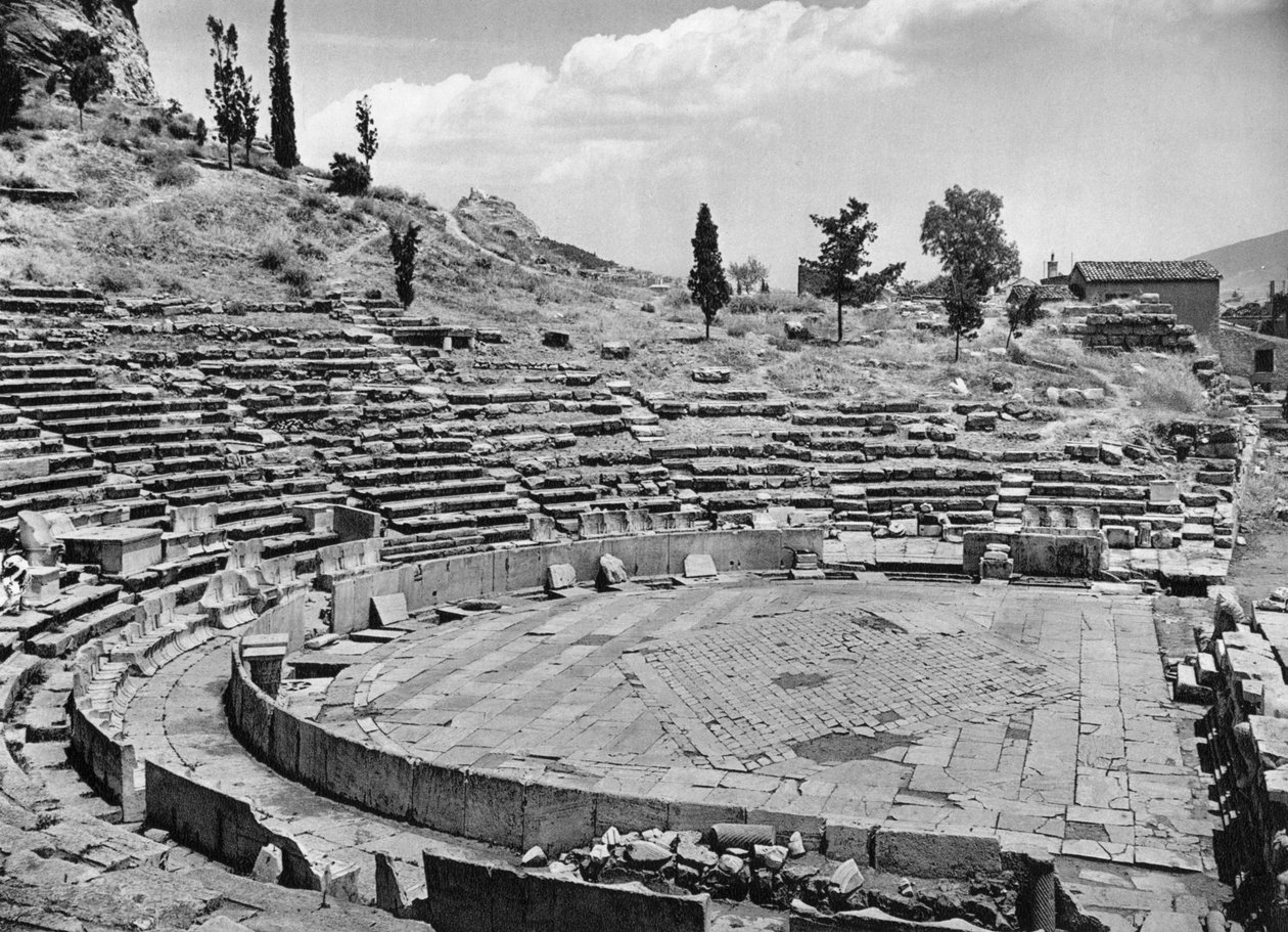Théâtre de Dionysos, Athènes, 1937 - Martin Hurlimann