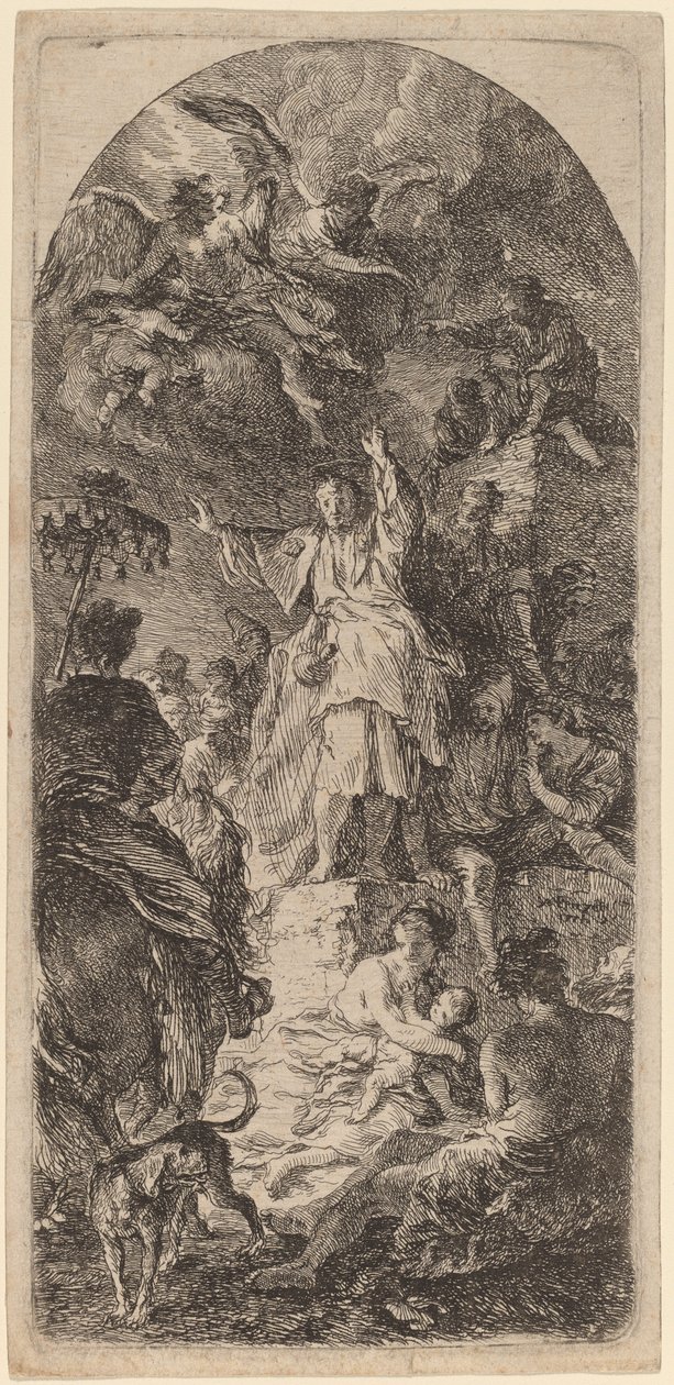 Saint Jacques le Majeur prêchant - Martin Johann Schmidt