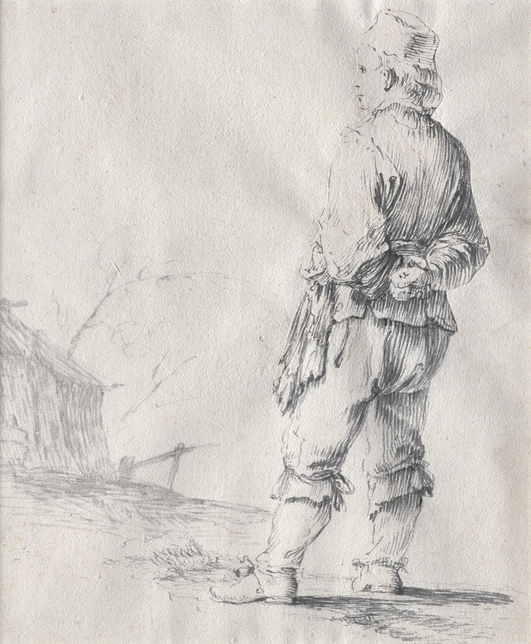 Garçon debout - Martin Johann Schmidt