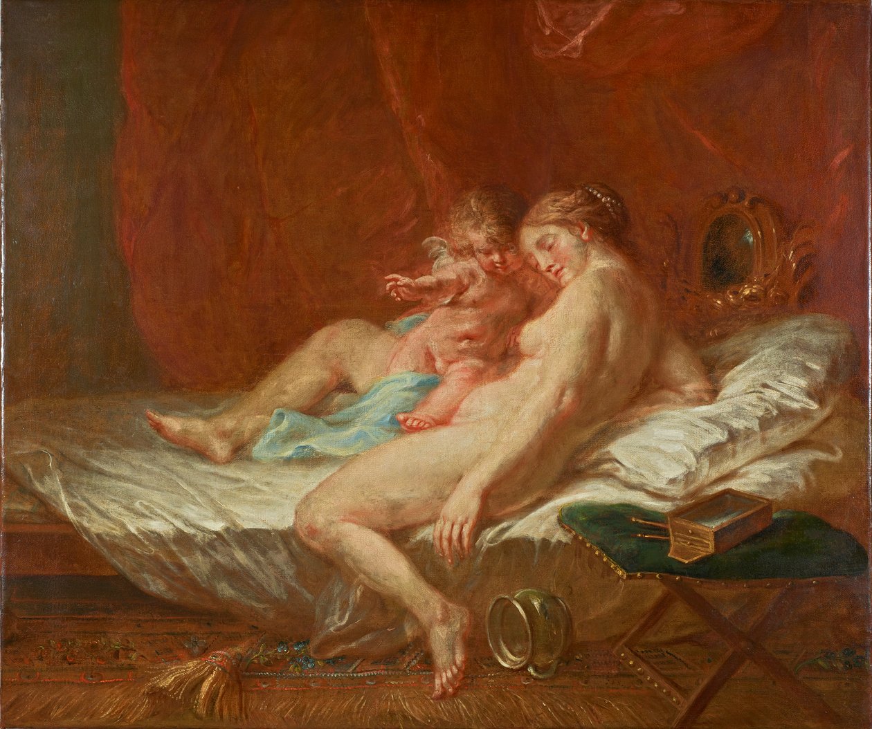 Vénus et Cupidon - Martin Johann Schmidt