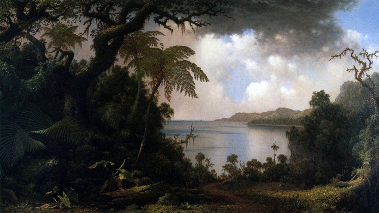 Jamaïque, vue depuis Fern-Tree Walk, 1887 - Martin Johnson Heade