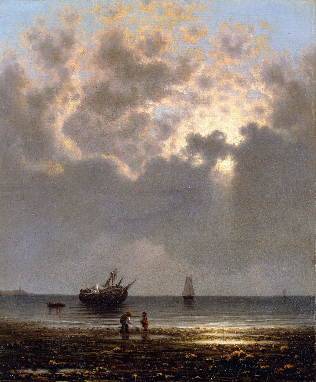 Le soleil perçant à travers les nuages - Martin Johnson Heade