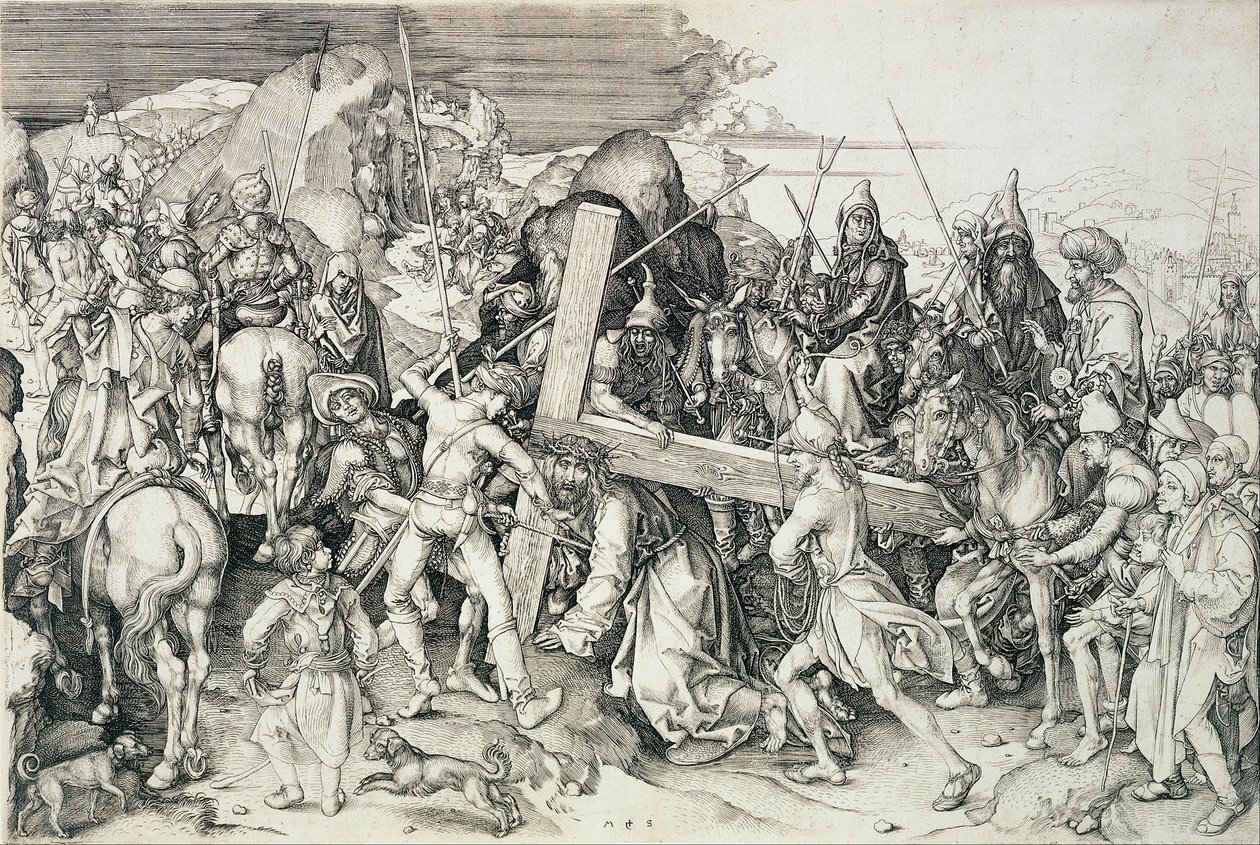 Le Christ portant sa croix - Martin Schongauer