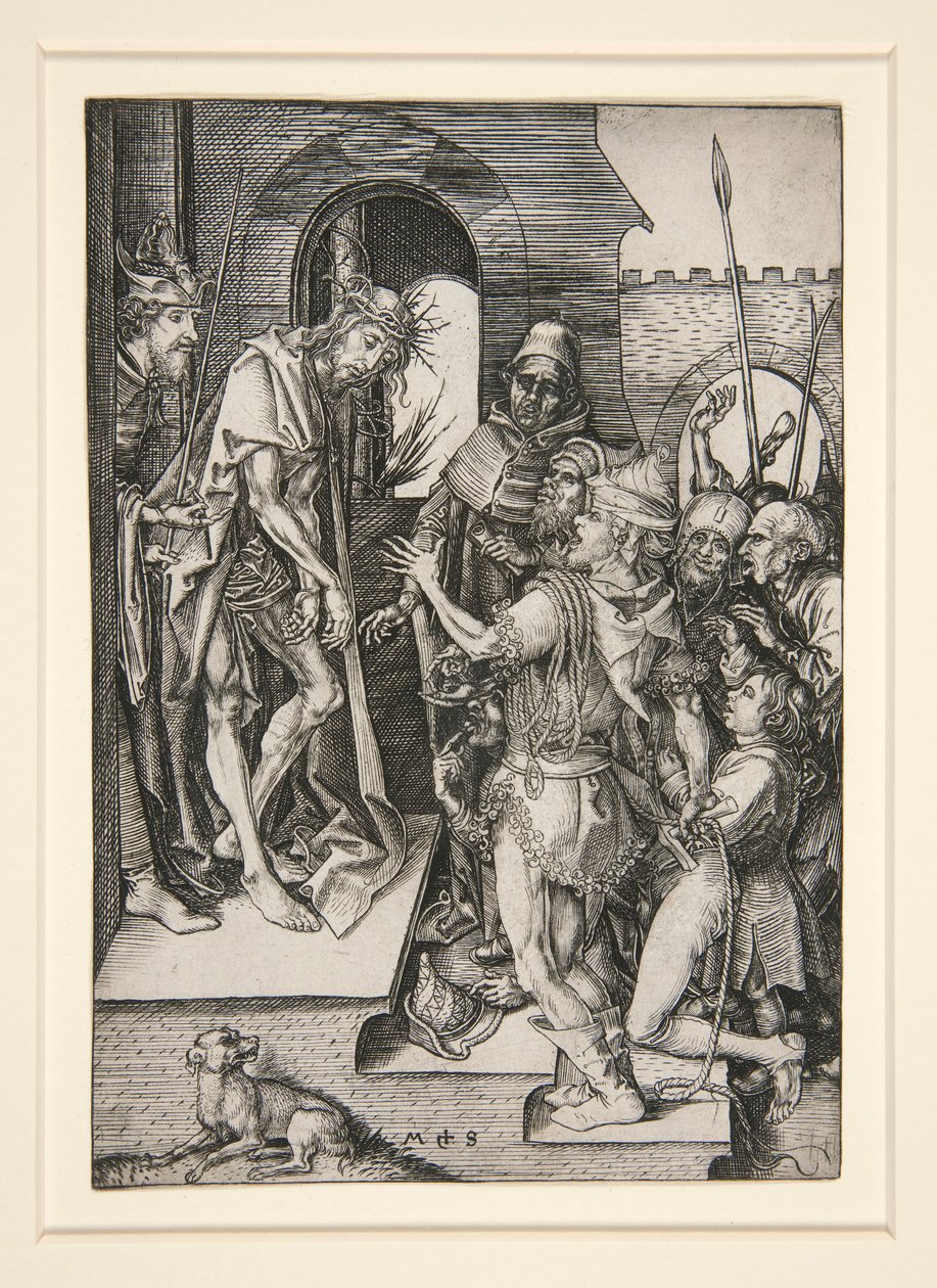 Le Christ présenté au peuple (Ecce Homo) - Martin Schongauer