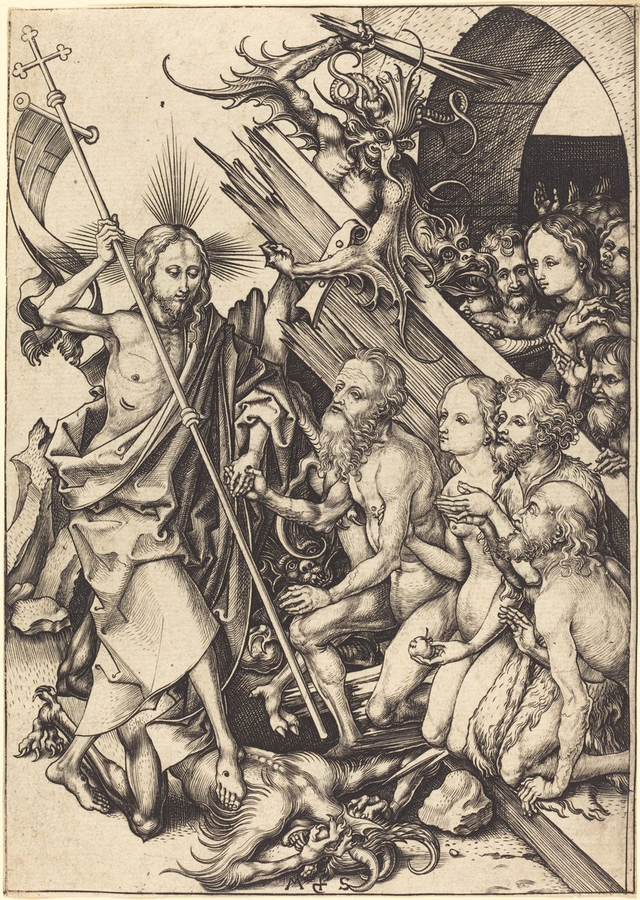 Le Christ aux Limbes - Martin Schongauer