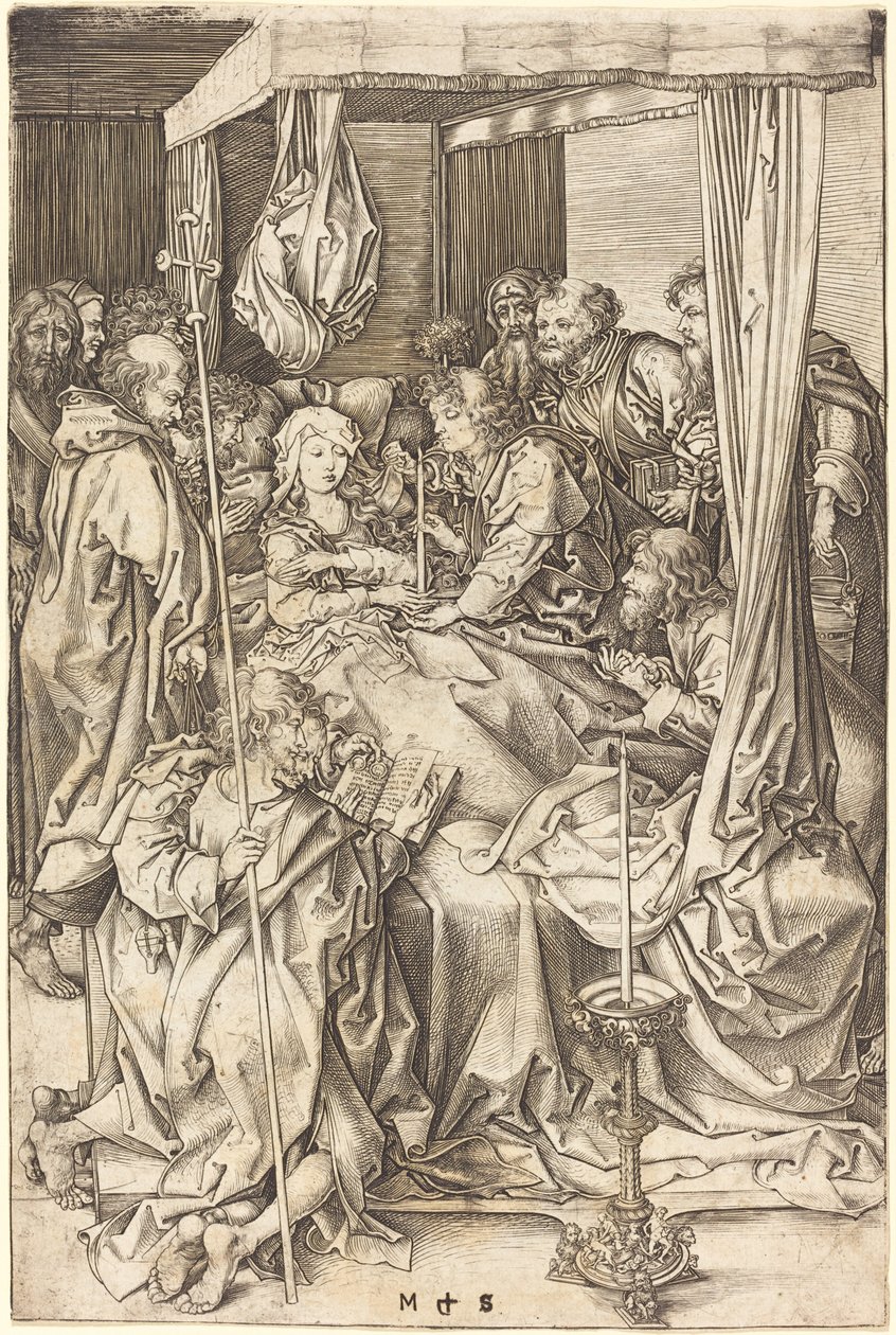 La Mort de la Vierge - Martin Schongauer