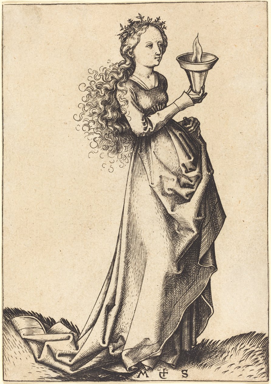 Première Vierge Sage - Martin Schongauer