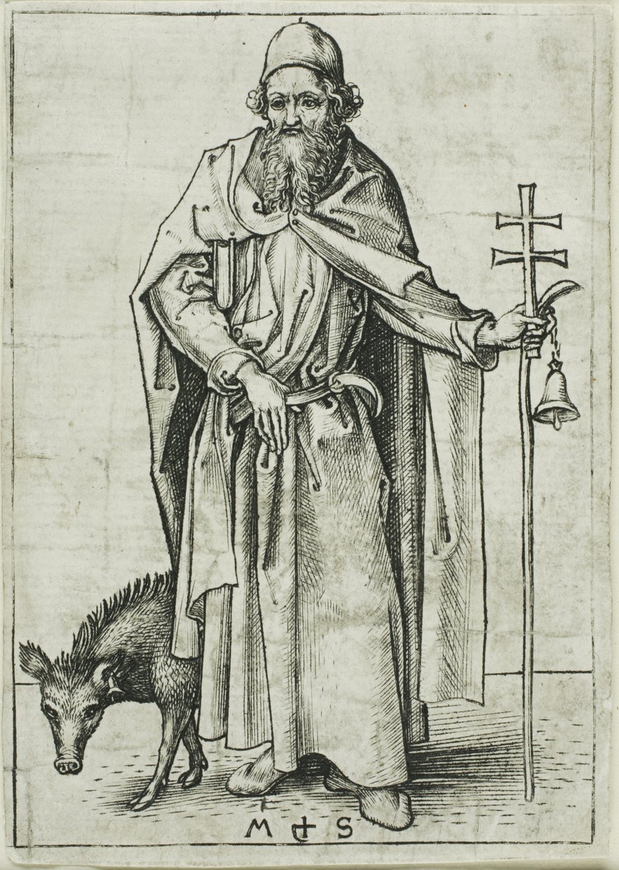 Saint Antoine, des Apôtres - Martin Schongauer