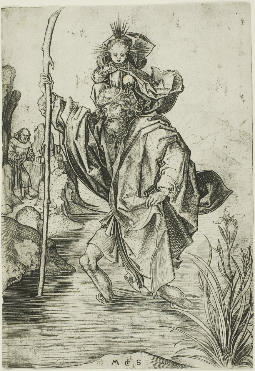 Saint Christophe - Martin Schongauer