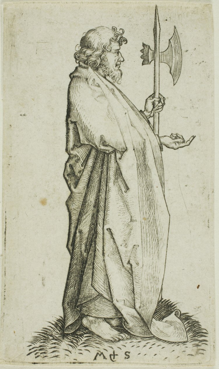 Saint Matthias, des Apôtres - Martin Schongauer