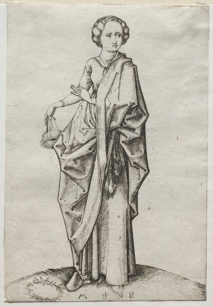 La Quatrième des Vierges folles - Martin Schongauer