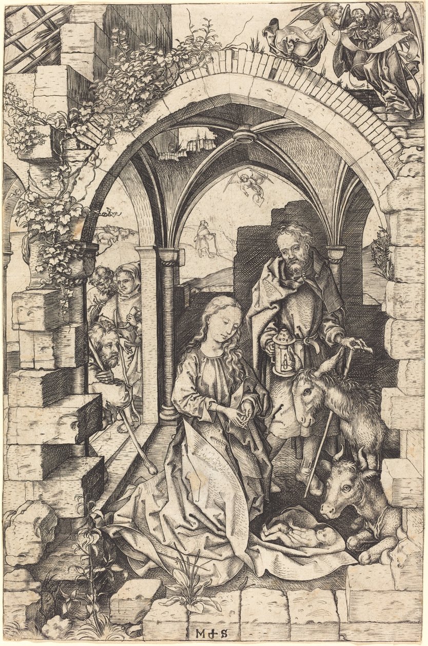 La Nativité - Martin Schongauer