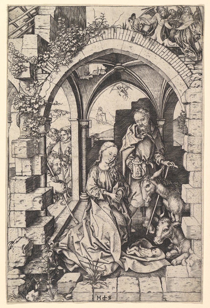 La Nativité - Martin Schongauer