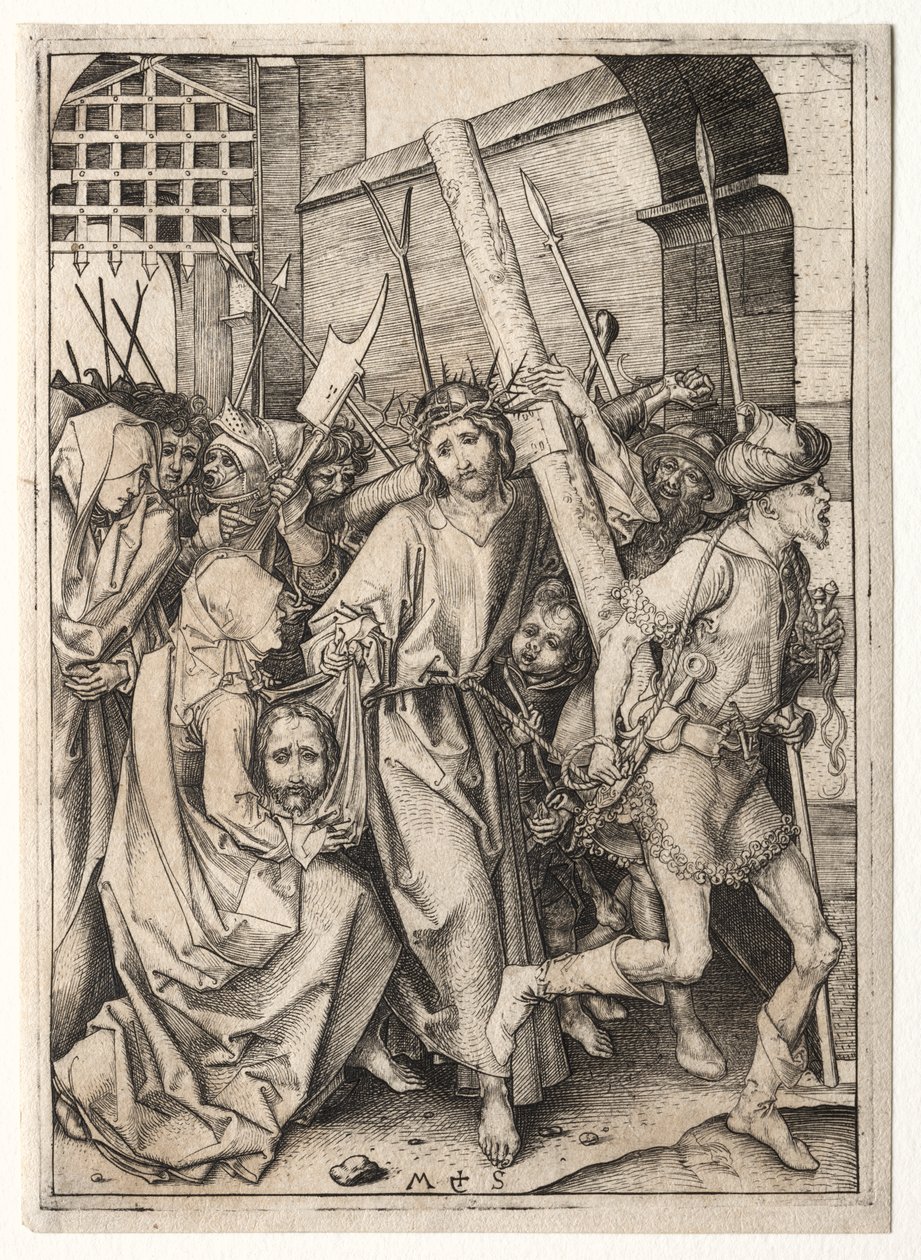 La Passion : Christ portant la croix - Martin Schongauer