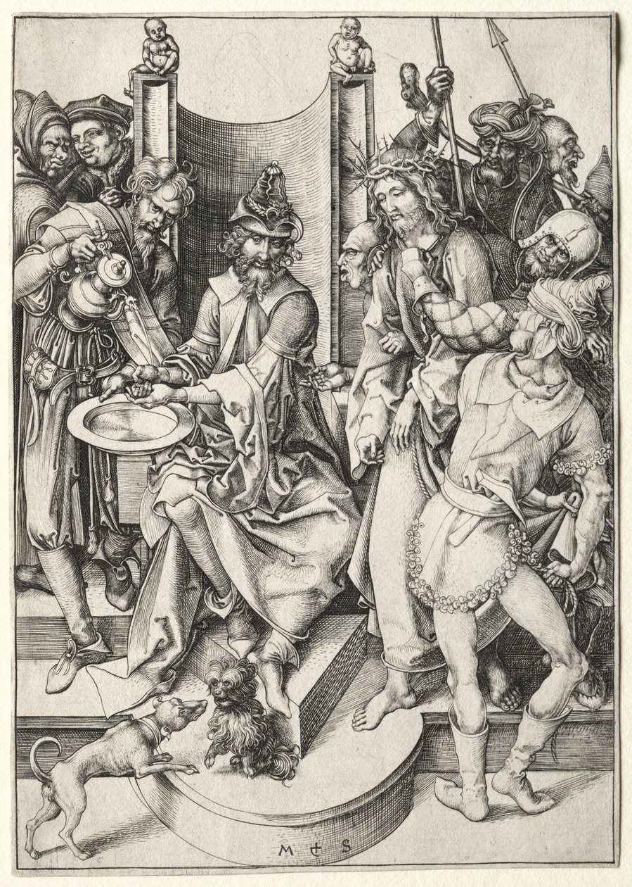 La Passion : Christ devant Pilate - Martin Schongauer