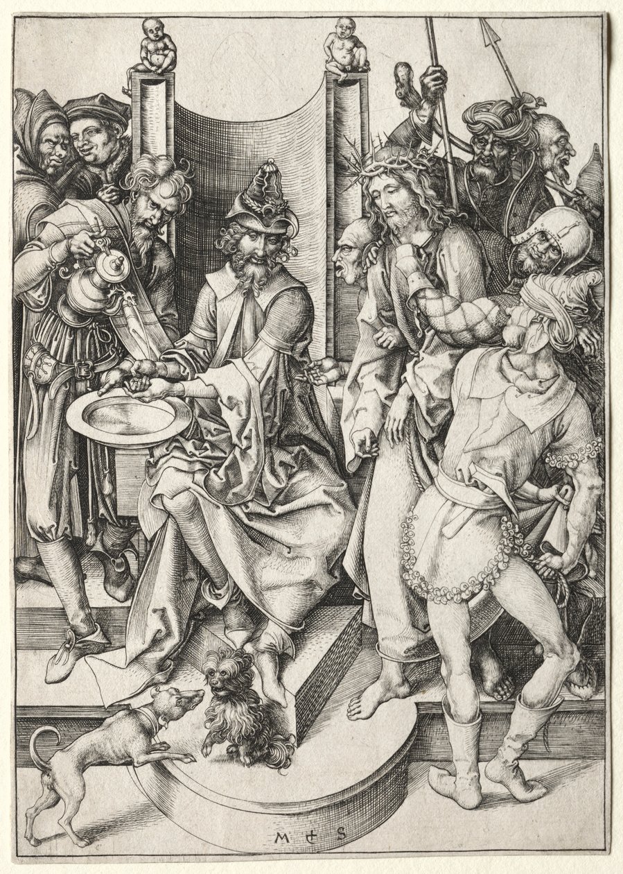 La Passion : Christ devant Pilate - Martin Schongauer