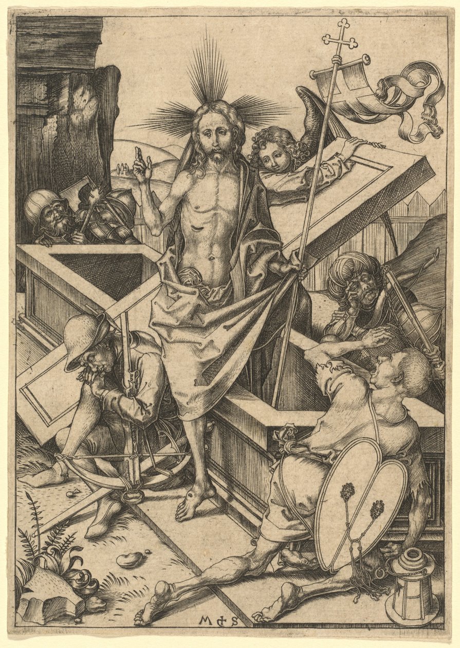 La Résurrection - Martin Schongauer