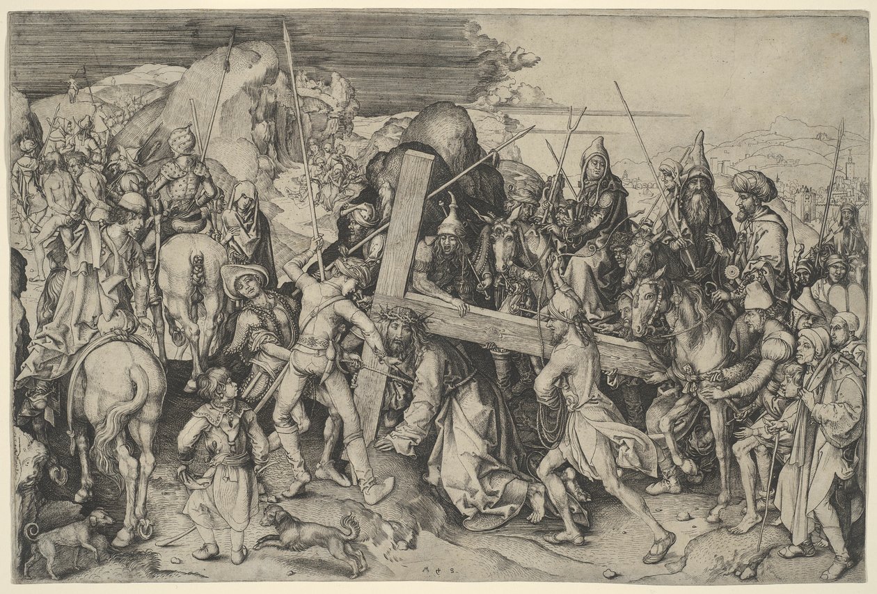 Le chemin du Calvaire - Martin Schongauer