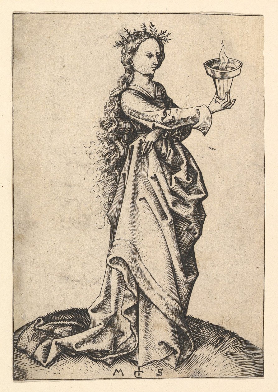 La Troisième Vierge sage, vers 1435-1491 - Martin Schongauer