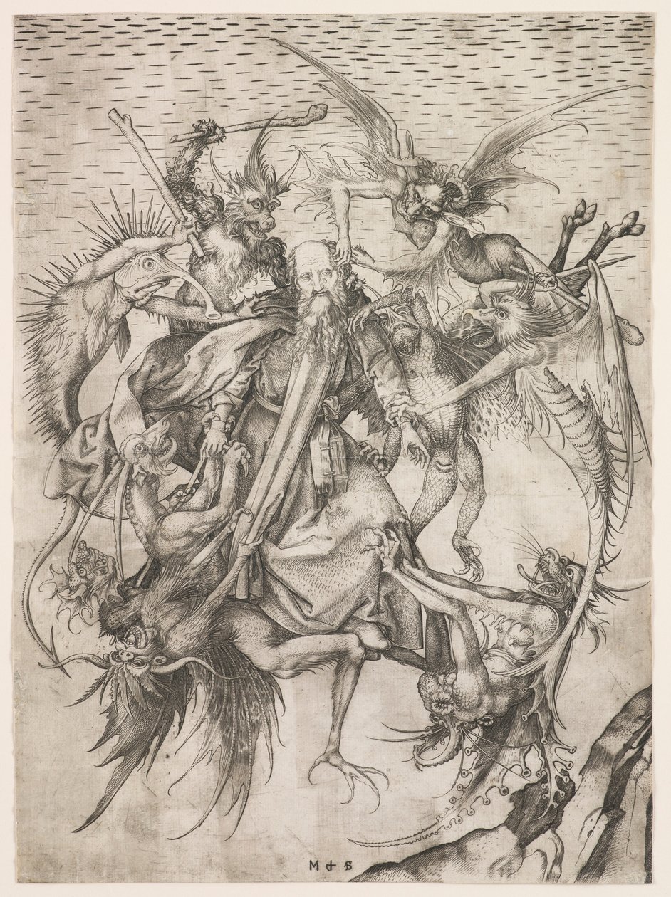 Les Tribulations de Saint Antoine - Martin Schongauer