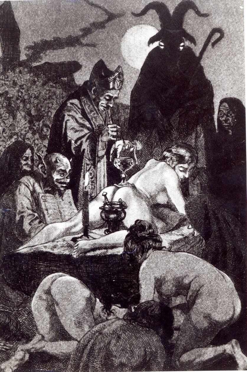 Une messe noire, 1911 - Martin van Maele